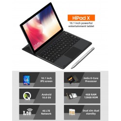 CHUWI HiPad X - 10.1 inch tablet - Android 10 - PC - MTK - Octa Core LPDDR4X - 4GB RAM 128G ROM - 4G LTE GPSTablets