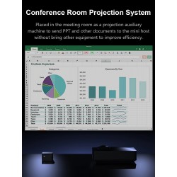 CHUWI - LarkBox - 4K mini PC Intel Celeron - J4115 Quad Core - HD USB-C - 6GB RAM 128GB ROM - Windows 10 - desktop computerLa...