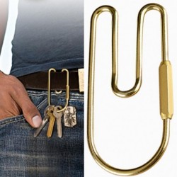 Vintage brass loop - key holder organiser - keychain