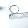 Stainless steel wire keyring - round rope - screwable connectorKeyrings