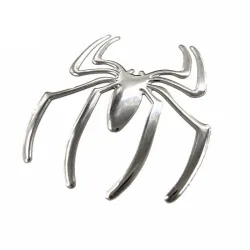 3D spider - car sticker - chromeStickers