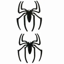 3D spider - car sticker - chromeStickers