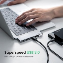 UGREEN - USB C HUB dual type-C to multi USB 3.0 4K HDMI - adapter Thunderbolt 3 - for MacBook Pro AirHubs