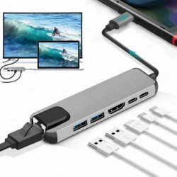 USB-C hub - multiport adapter - splitter - USB 3 - HDMI - RJ45 PDHubs