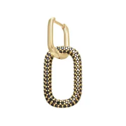 Small crystal earring with hook - heart / star / rectangle shapedEarrings