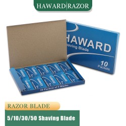 HAWARD - barberblader - dobbel kant - 5 / 10 / 30 / 50 stykker