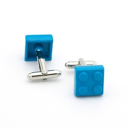 Classic cufflinks - multicolor bricks designCufflinks