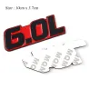3D metal car sticker - engine size emblem - 4.0L - 7.0L