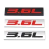 Metal car sticker - engine size emblem - 3.0L - 3.8L