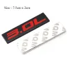 Metal car sticker - engine size emblem - 3.0L - 3.8L