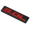 Metal car sticker - engine size emblem - 3.0L - 3.8L