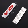 3D metal car sticker - engine size emblem - V6 - V8