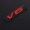 3D metal car sticker - engine size emblem - V6 - V8