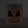 Marshmallow DJ helmet - luminous full face mask - with LED