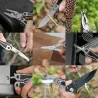 Camping multi tool - pliers / knife / cutter / saw
