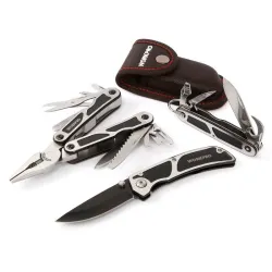 Camping multi tool - pliers / knife / cutter / saw