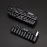 NexTool Black Knight - 11 i 1 multifunksjonsverktøy - brettetang / saks / åpner / skrutrekkere