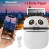 Portable mini thermal printer - fast printing - Bluetooth / IOS / Android / Windows - panda shapePrinters