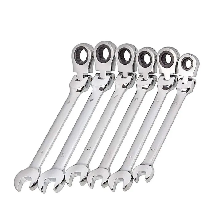Flexible ratchet wrench - metric spanner nut - open end / ring - 8mm - 13mmWrenches