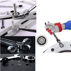 Flexible ratchet wrench - metric spanner nut - open end / ring - 8mm - 13mmWrenches