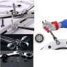 Flexible ratchet wrench - metric spanner nut - open end / ring - 8mm - 13mmWrenches