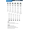 Car multi tool - ratchet wrench set - rotatable - 14 piecesWrenches