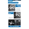 Car multi tool - ratchet wrench set - rotatable - 14 piecesWrenches