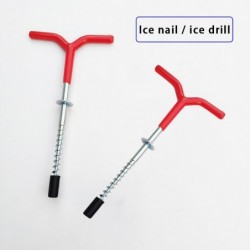 Ice fishing drill and nail - tent pegs / screw - rod holderTools