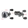 Professional fishing reel - long casting - ultra light - 7.2:1 / 8.1:1 - 18LB
