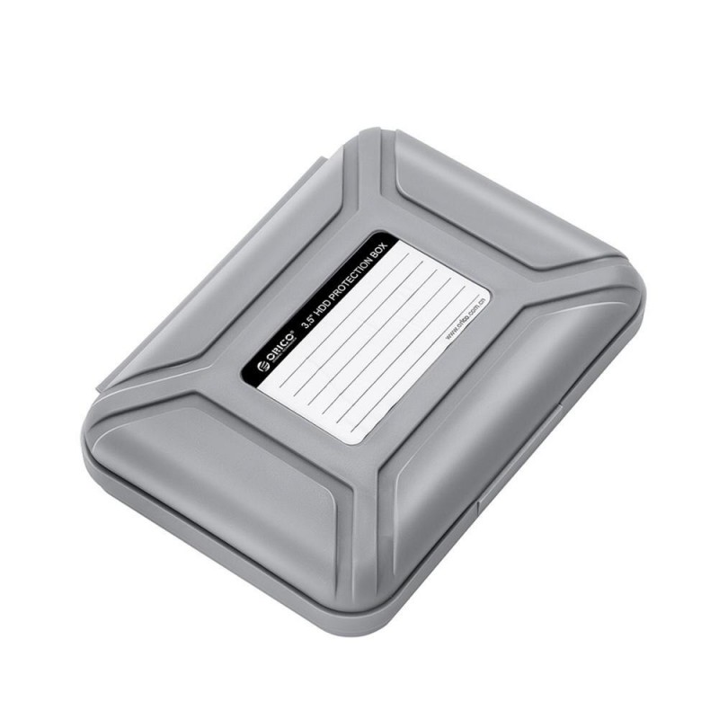 3.5 inch hard drive HDD protection box - storage case - with labelHDD case