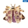 Crystal ladybird - elegant brooch