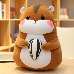Hamster shaped pillow - plush toy