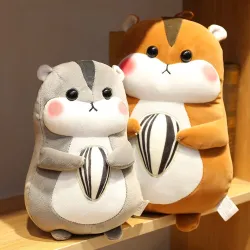 Hamster shaped pillow - plush toy