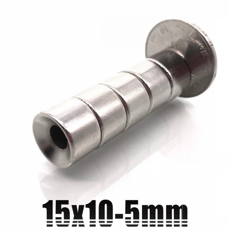 N35 - neodymium magnet - round countersunk disc - 18 * 3mm - with 5mm holeN35