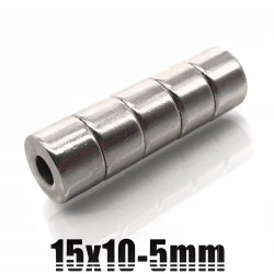 N35 - neodymium magnet - round countersunk disc - 18 * 3mm - with 5mm holeN35