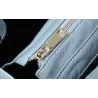 Elegant shoulder bag - genuine leather - stone patternHandbags