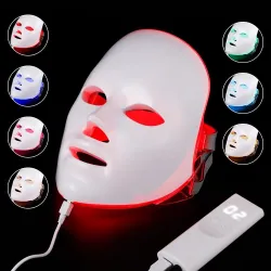 Beauty face mask - 7 colors LED - skin rejuvenation - anti acne - whitening - anti wrinkle - phototherapy