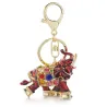 Colorful crystal elephant - keychainKeyrings