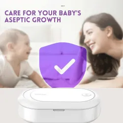 Universal disinfection box - sterilizer - for phones / face masks / toys - UV light - with USB cable