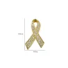 Breast cancer support - crystal broochBrooches