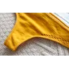 Sexy truser - thongs med utskårne hull - med skrift