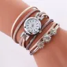 Vintage multilayer bracelet - with a round watch / crystalsBracelets