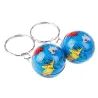 Trendy keychain with world map globe