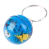 Trendy keychain with world map globe