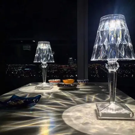 Crystal night light - LED - USB / battery powered