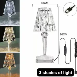 Crystal night light - LED - USB / battery powered