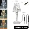 Crystal night light - LED - USB / battery powered