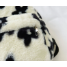 Small plush backpack - with zipper - flowers printingBags