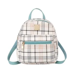 Small plaid backpack - shoulder bagBackpacks