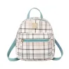 Small plaid backpack - shoulder bagBackpacks
